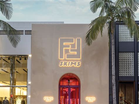 fendi skims pop up miami|Fendi x SKIMS collaboration.